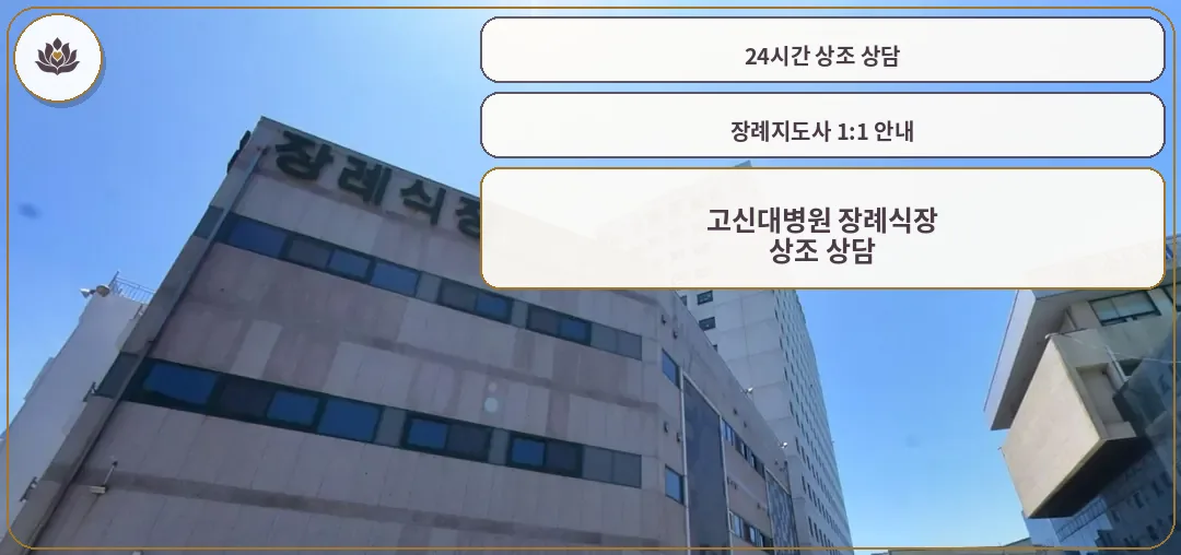 고신대 병원 장례식장 외벽과 고신대학교 병원 모습