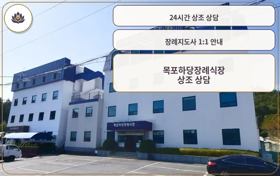 목포하당장례식장 외관 전경.