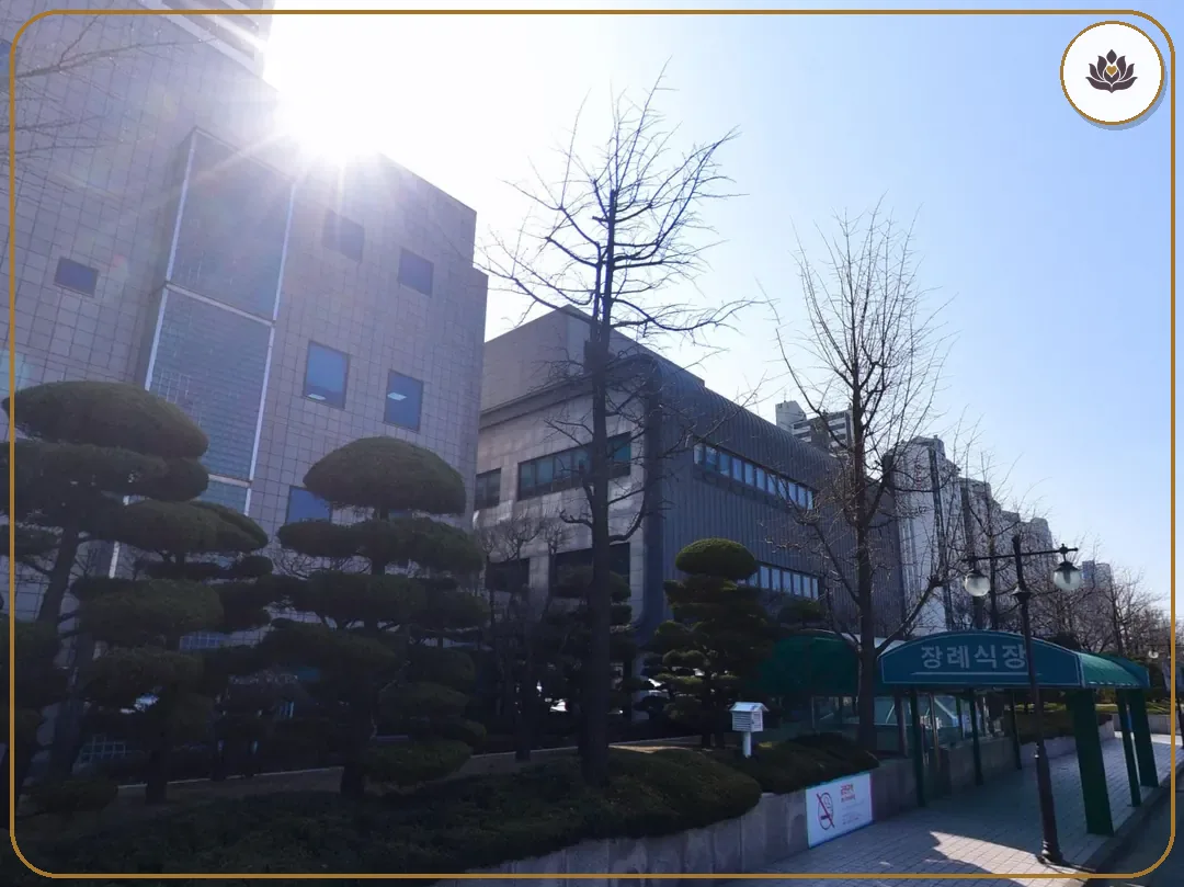 인천 중구 인하대병원장례식장 들어가는 길
