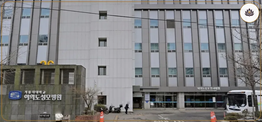 서울 영등포구 여의도성모장례식장 들어가는 길