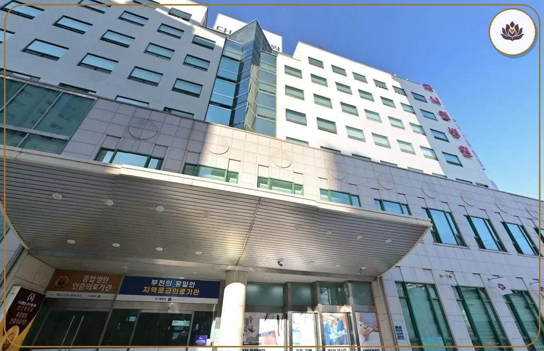 경기 부천시 다니엘병원장례식장(구 늘푸른장례식장) 들어가는 길