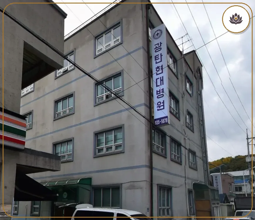 경기 파주시 광탄현대병원장례식장 들어가는 길