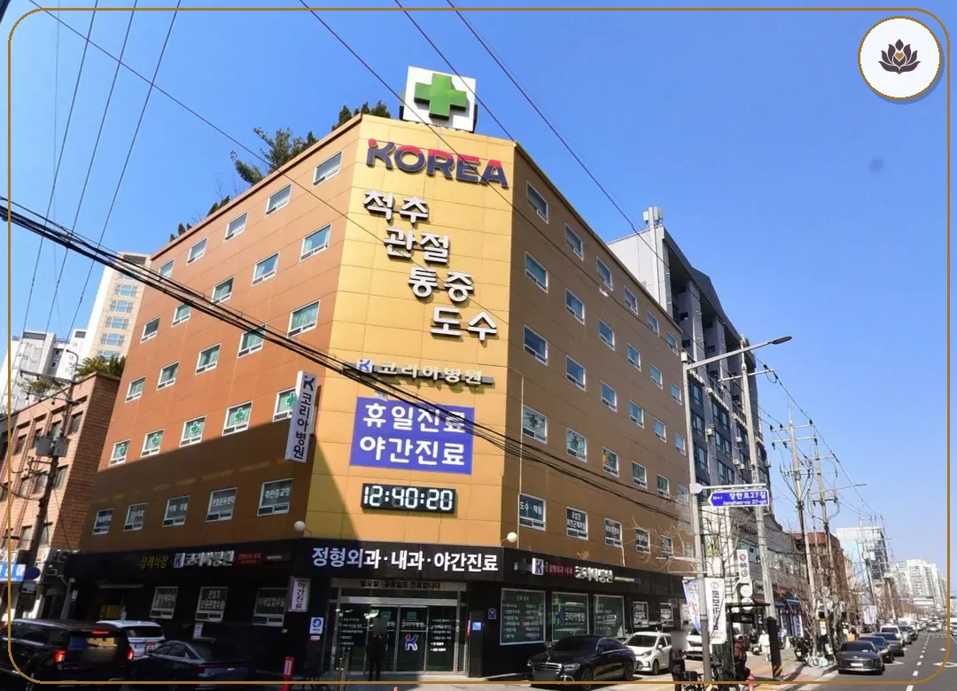 서울 동대문구 코리아병원장례식장 들어가는 길
