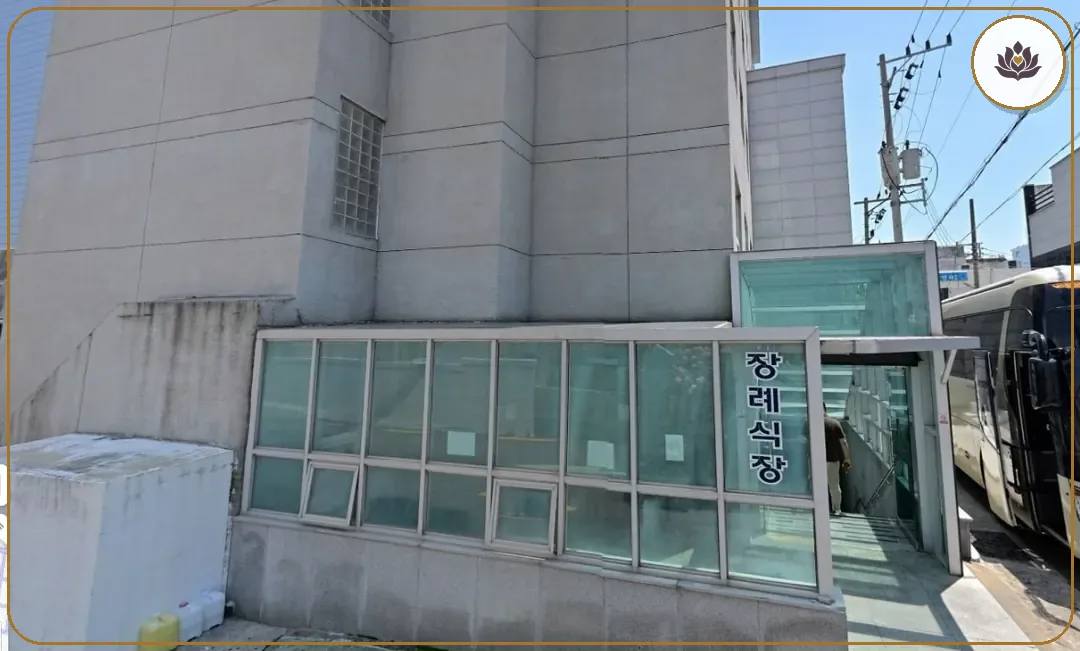 부산 수영구 BHS한서병원장례식장 들어가는 길