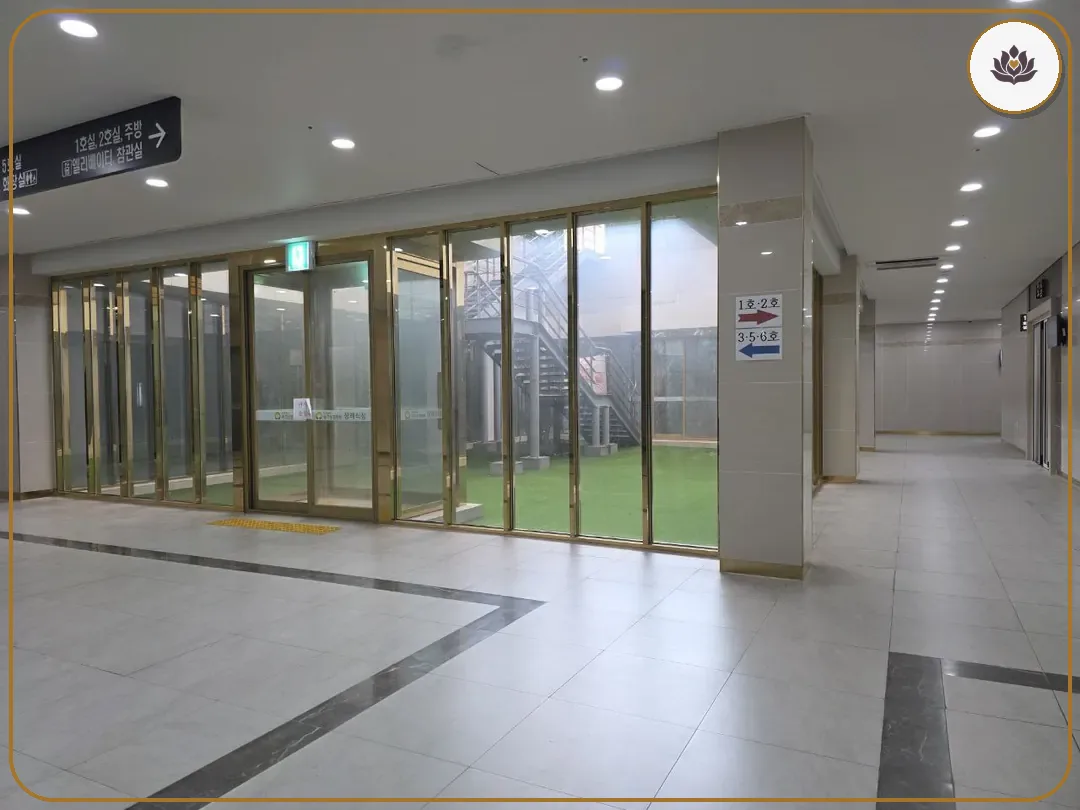 광주 광산구 광주보훈병원장례식장 들어가는 길